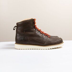 Harley Davidson Men's Salter Full Grain Leather Wedge Sole Boot Brown Size 13